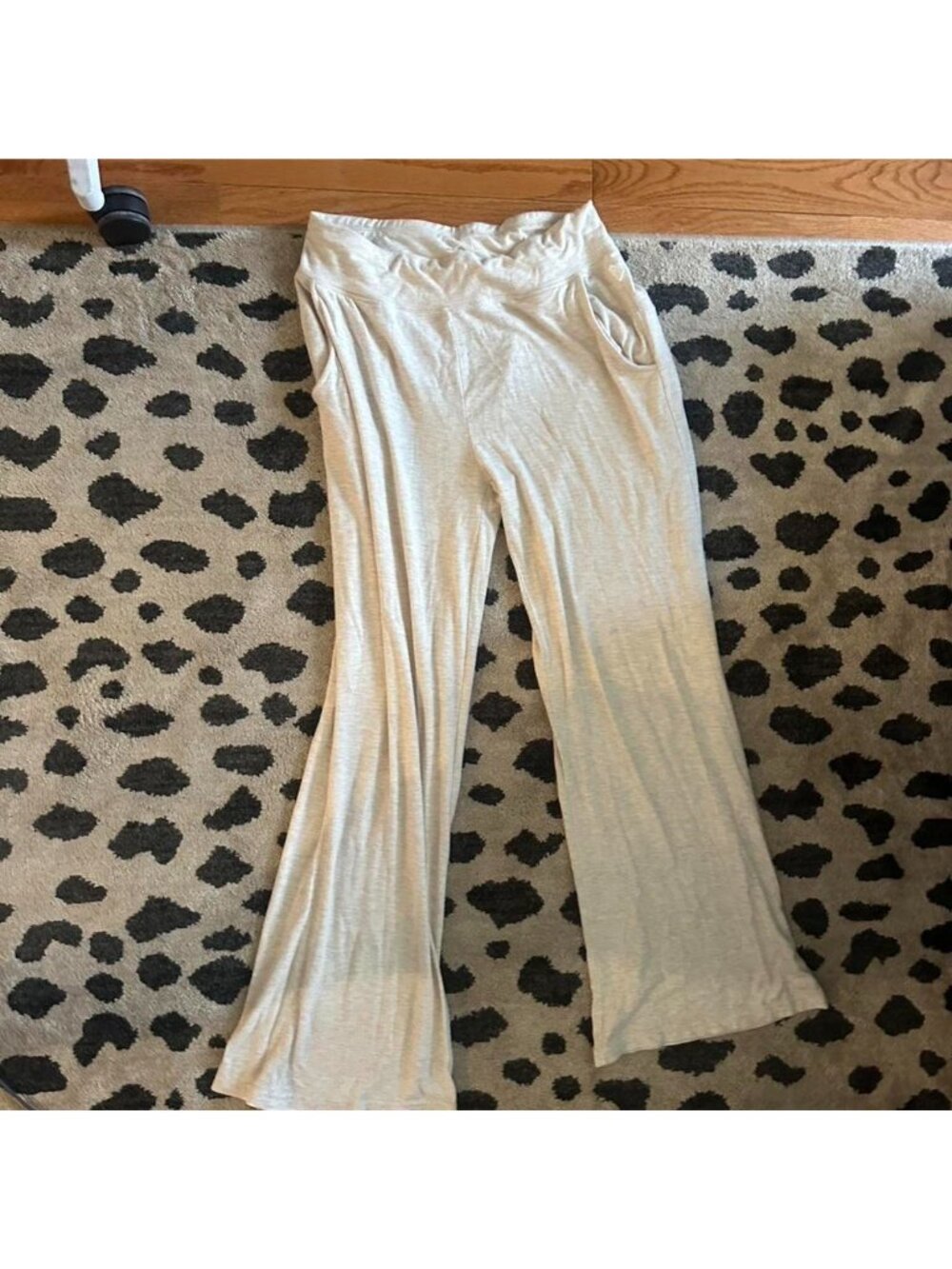 Cream Flare Yoga Pants Yogapants